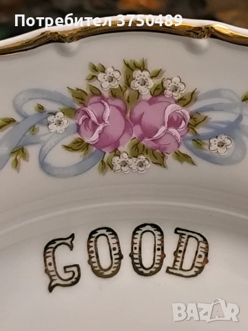 Декоративна чиния , снимка 4 - Антикварни и старинни предмети - 53190058