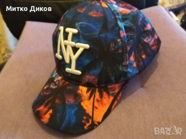 	NY маркова шапка регулируема хип хоп нова №2, снимка 1 - Спортна екипировка - 45456518