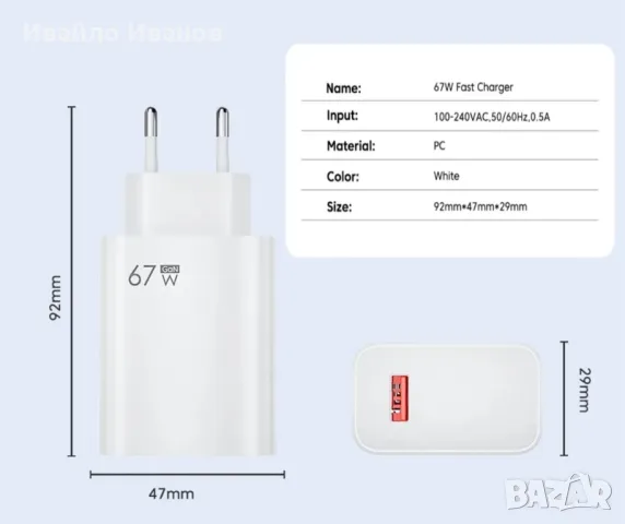 QUICK CHARGE,бързо зарядно - различни видове, снимка 6 - Оригинални зарядни - 47154749