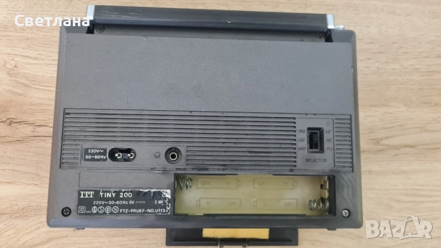 Радио ITT TINY 200, снимка 6 - Радиокасетофони, транзистори - 52549773