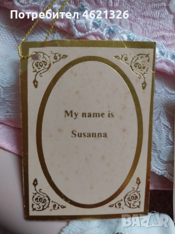 Порцеланова кукла Сузана от Alberon Collection нова, лимитирано издание, снимка 6 - Декорация за дома - 52044471