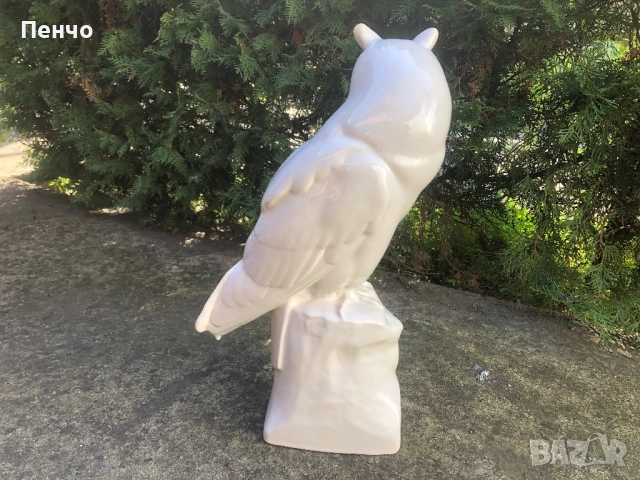 стар немски порцелан - голяма порцеланова фигура БУХАЛ, снимка 7 - Антикварни и старинни предмети - 51047983