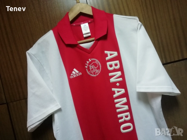 Ajax Zlatan Ibrahimovic 2001 2002 Home Adidas оригинална тениска фланелка екип Аякс Ибрахимович , снимка 5 - Тениски - 52829042