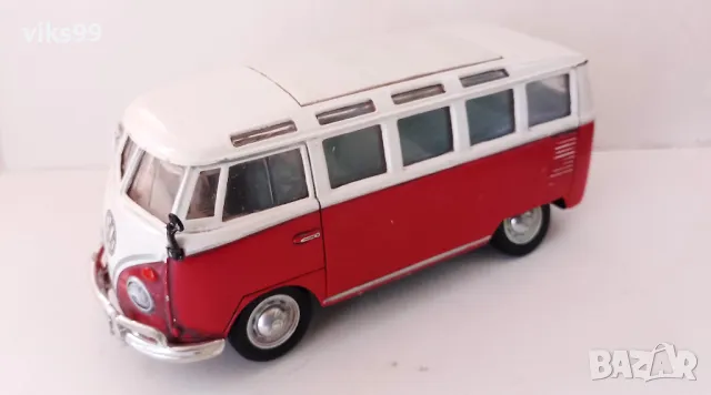 Maisto - Volkswagen Van Samba, Мащаб 1:25, снимка 2 - Колекции - 48391668