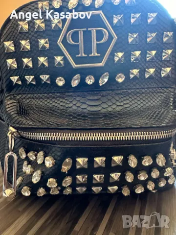 Оригинална дамска чанта philipp plein, снимка 2 - Чанти - 47043653