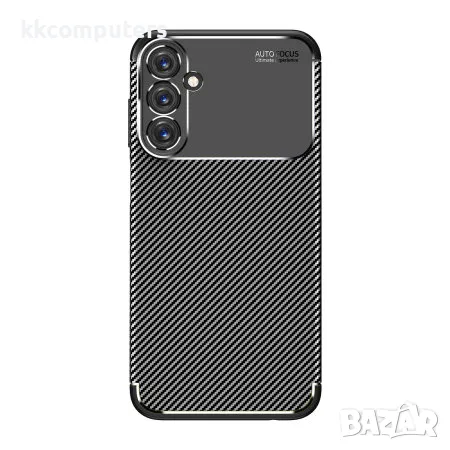 Калъф силикон Auto Focus Карбон за Samsung S25 Edge / Черен Баркод : 3132000, снимка 2 - Калъфи, кейсове - 50326459