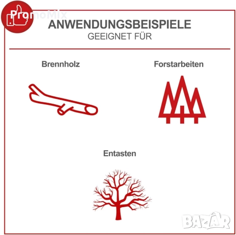 Бензинов трион Sceppach PCS53 2kW 53 см³ 50см Бензинова резачка Бензинов верижен трион, снимка 10 - Градинска техника - 52560106