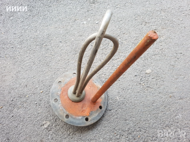 Фланец с нагревател и термостат за бойлер 80 литра 