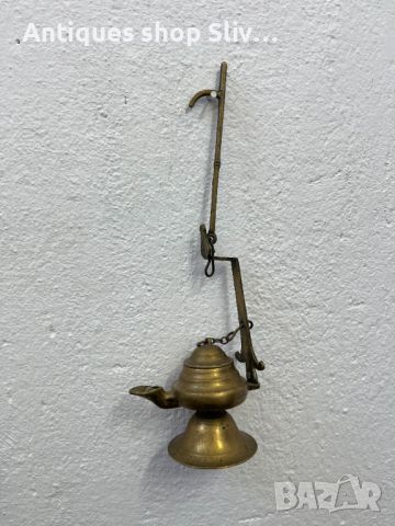 Автентична бронзова маслена лампа. №5265