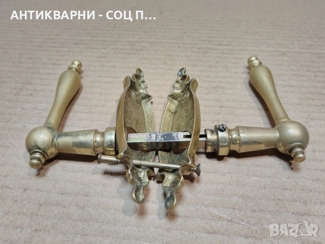 Комплект Бронзови Дръжки За Врати. / НОМЕР 1711., снимка 7 - Антикварни и старинни предмети - 53849261