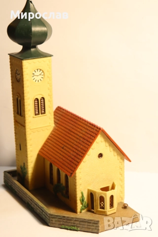 FALLER? KIBRI? H0 1/87 СГРАДА ЦЪРКВА ВАГОН ВЛАК ЖП, снимка 4 - Колекции - 52963871