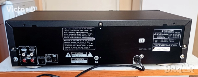 PIONEER CT-S450s - Kасетен дек, снимка 12 - Декове - 52455803