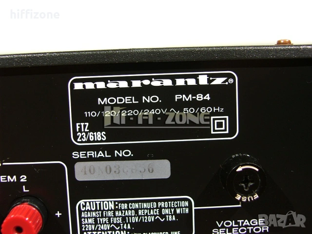 Усилвател   Marantz pm-84 , снимка 10 - Ресийвъри, усилватели, смесителни пултове - 53647239