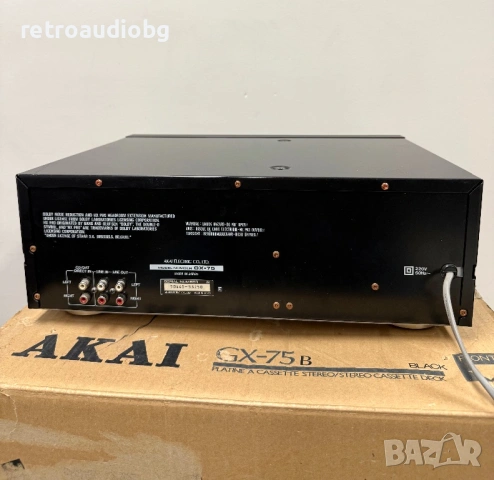 🔉Триглав дек AKAI GX-75 с дистанционно и кашон - профилактиран🔉, снимка 6 - Декове - 53114871