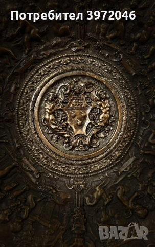 Бронзова кана и масивен поднос , снимка 9 - Антикварни и старинни предмети - 53922316