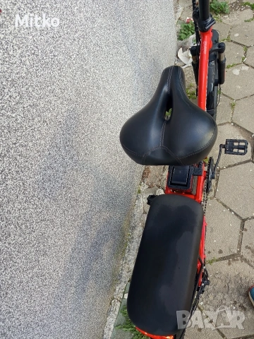 20 цола електрически алуминиев велосипед с 7 скорости усилени ляти капли амортисьори предни дискови , снимка 15 - Велосипеди - 53976594