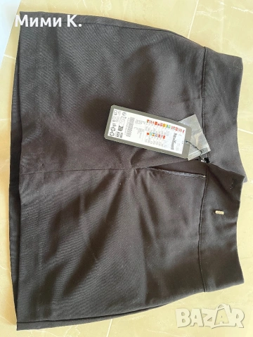 Черни къси пола-панталонки