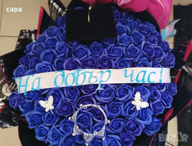 Вечни букети 101рози за абитуриенти 