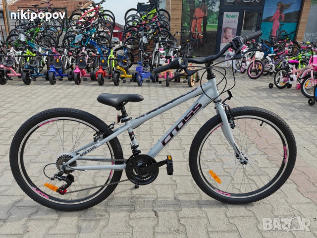 CROSS Велосипед 24" SPEEDSTER сив, снимка 2 - Велосипеди - 53830748