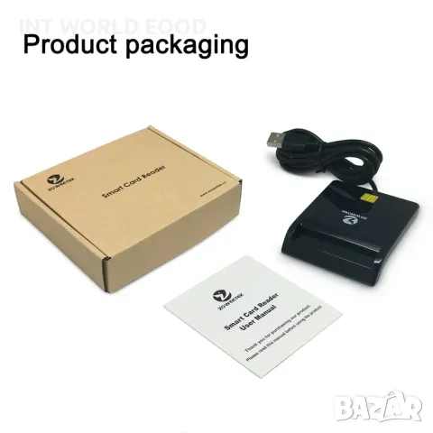 Zoweetek четец на смарт карти CAC Съвместим с Windows Mac OS и Linux, снимка 4 - Друга електроника - 50322999