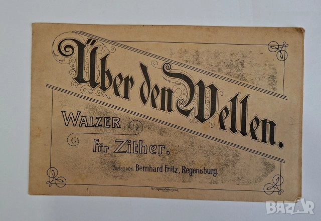 Стара баварска цитра, над 100 годишна, снимка 11 - Струнни инструменти - 53965644