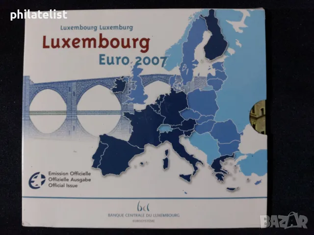 Люксембург 2007 - Комплектен банков евро сет + 2 двуеврови възпоменателни монети, снимка 2 - Нумизматика и бонистика - 46849048