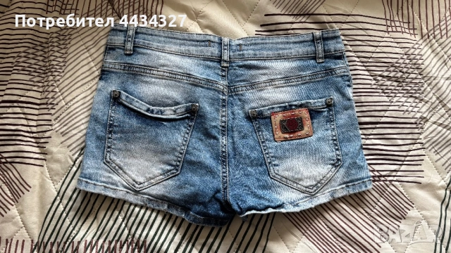 Къси дънкови панталонки, снимка 4 - Къси панталони и бермуди - 54077091