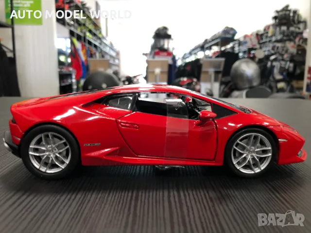 Рядък модел метална колекционерска количка LAMBORGHINI HURACAN 1:24, снимка 2 - Колекции - 47145979