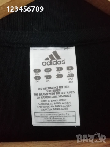 AC Milan Adidas 2XL памучна оригинална поло черна тениска Милан Supporters XXL, снимка 5 - Тениски - 53457841