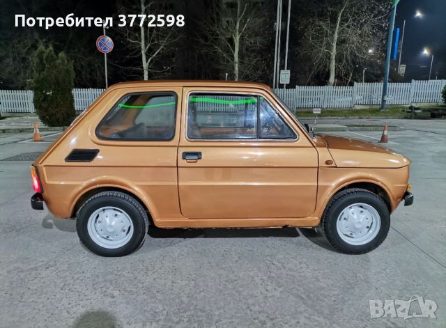 Ретро автомобил Полски Fiat 126p 1981г. Под наем , снимка 4 - Транспорт под наем - 45875820