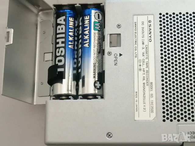 Ретро, диктофон SANYO TCR 2500, снимка 6 - Радиокасетофони, транзистори - 54098216