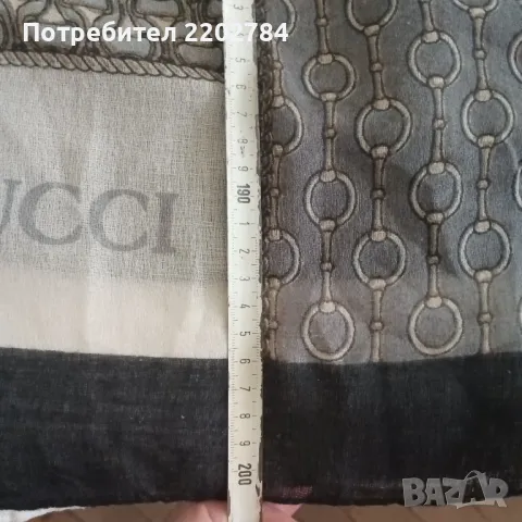 Коприна и вълна - прекрасен дамски шал с подарък., снимка 4 - Шалове - 30867089