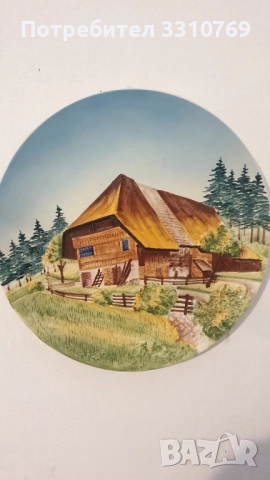 Красиви декоративни порцеланови стенни чинии. , снимка 5 - Декорация за дома - 52442390