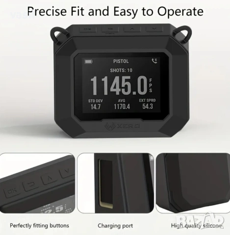 Силиконов калъф за Garmin Xero C1 Pro – защита и стил, снимка 3 - Оборудване и аксесоари за оръжия - 53880380