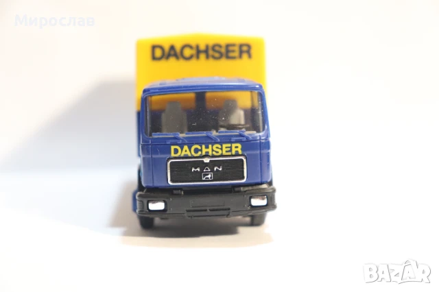 	HERPA H0 1/87 MAN КАМИОН МОДЕЛ КОЛИЧКА DACHSER, снимка 4 - Колекции - 50592986