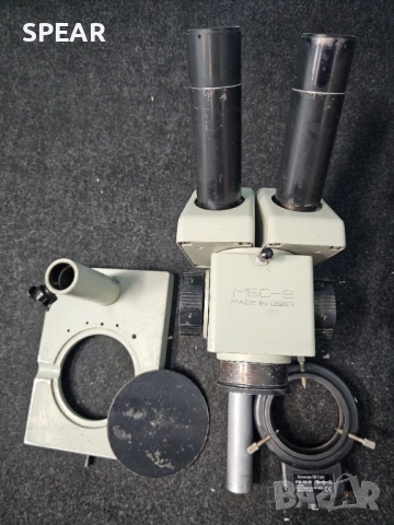 Микроскоп руски съветски МБС-9, снимка 10 - Други инструменти - 52377411