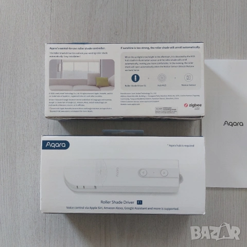 Смарт мотор за щори Aqara Roller Shade Driver E1 (Zigbee 3.0) – Автоматизация за дома, снимка 4 - Друга електроника - 53697023