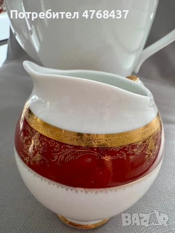 Порцеланова Кана за кафе и латиера, снимка 4 - Прибори за хранене, готвене и сервиране - 53869661