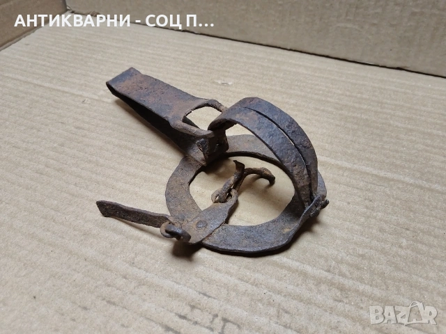 Стар Кован Малък Капан За Животни / НОМЕР 639.