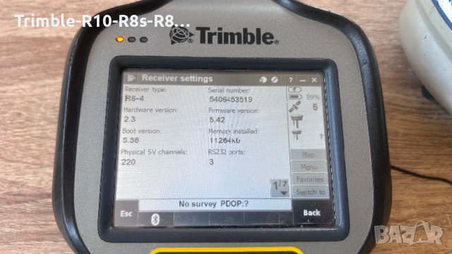 GNSS приемник Trimble R6-4, снимка 5 - Други инструменти - 53778012