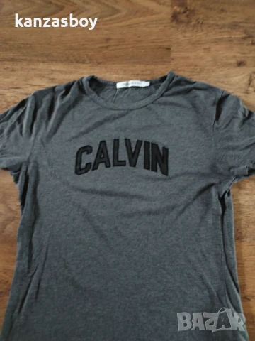 calvin klein jeans - страхотна дамска тениска M, снимка 2 - Тениски - 51417447