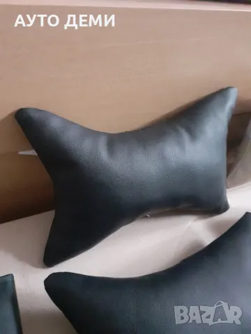 ТОП ЦЕНА 2 броя -15лв/БГ черни,бежови,кафяви кожени възглавнички за седалка на автомобил кола