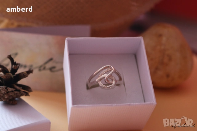 Сребърен пръстен - модел R087, снимка 2 - Пръстени - 53793154