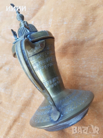 Османски чайник чаканка кафеник ибрик, снимка 3 - Антикварни и старинни предмети - 53357941