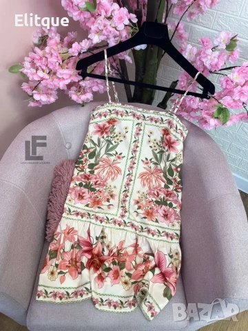 лятна флорална рокля 