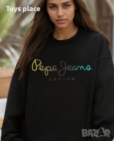 L/XL Дамска спортна блуза Pepe jeans , снимка 2 - Блузи с дълъг ръкав и пуловери - 52507074