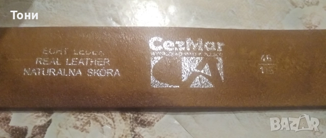 CROSS Оригинал Нов Мъжки Колан Изцяло от Естествена Кожа 130см., снимка 6 - Колани - 52567043