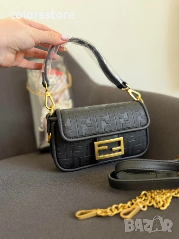 Черна чанта Fendi - IM1317