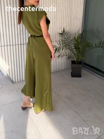 Сет в лимонено зелено, снимка 3 - Комплекти - 53436450