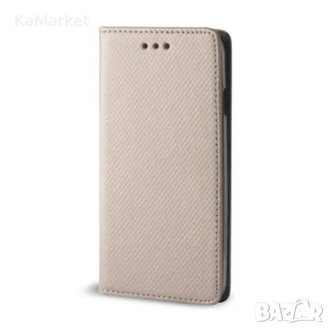 Калъф тефтер флип bSmart Magnet Book страничен, За Xiaomi 14T Pro, Златист, снимка 1 - Калъфи, кейсове - 47884105